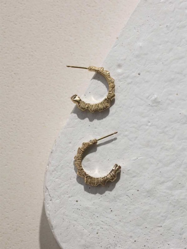 Minimalist cuff earrings by Keyna Jewellery