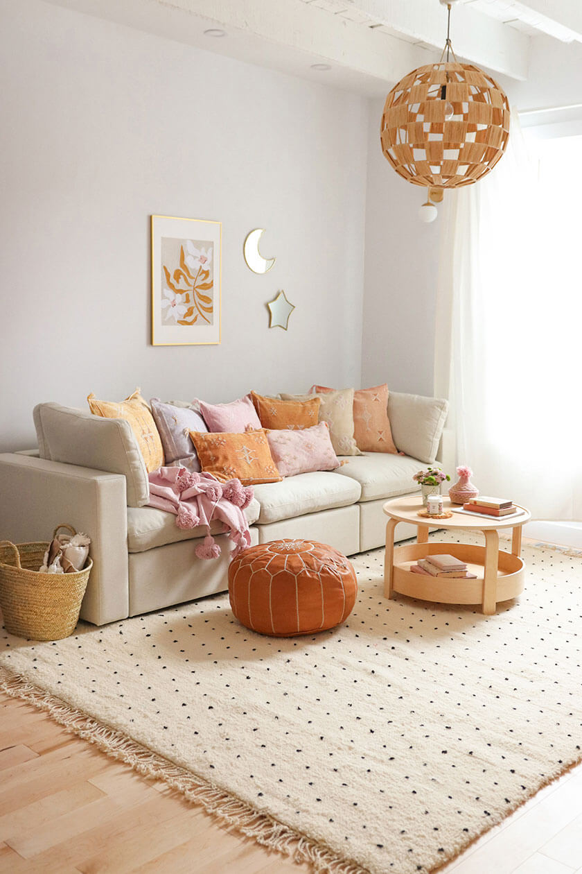 neutral area rugs for the living room - talking moroccan rugs with baba souk