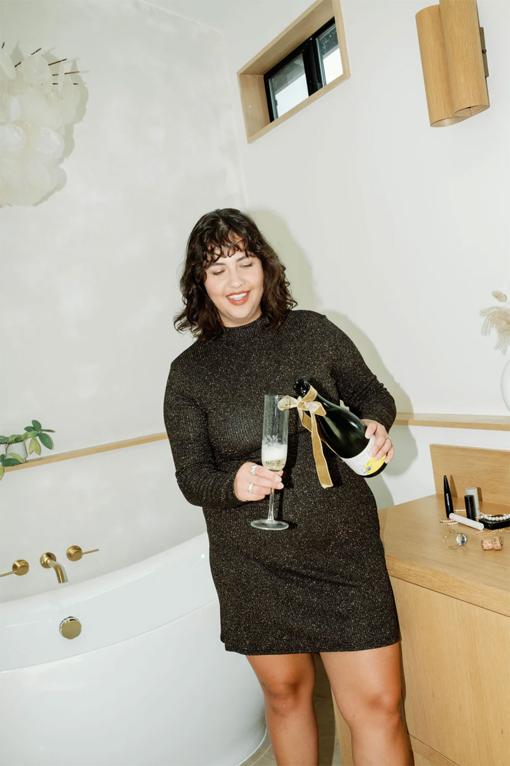 whimsy + row holiday sweater dress